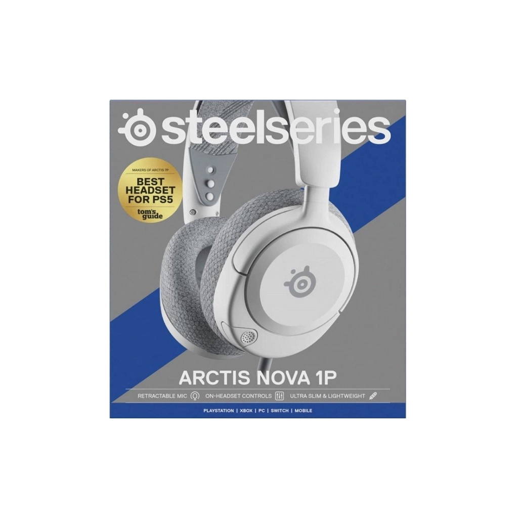 Навушники SteelSeries Arctis Nova 1P White (61612) - зображення 10