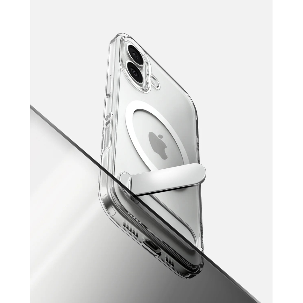 Чохол до мобільного телефона Spigen Ultra Hybrid S MagFit iPhone 17 Clear White (ACS09981) - зображення 7