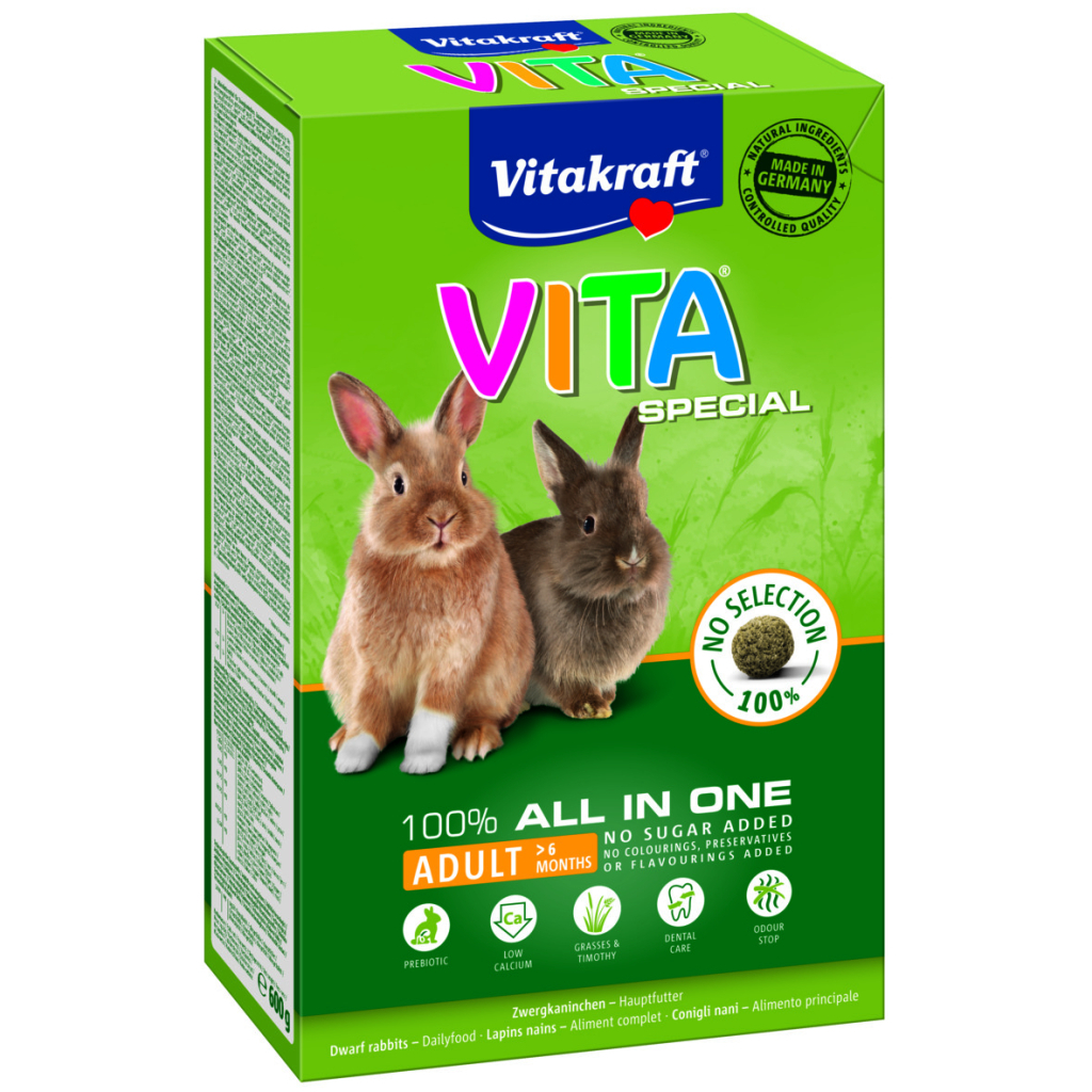 Корм для гризунів Vitakraft Vita Special для кроликів 600 г (4008239253149) - изображение 1