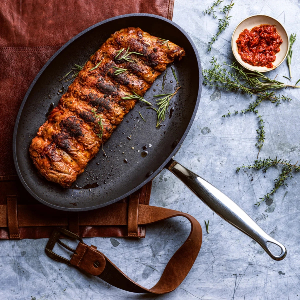 Сковорода GreenPan Barcelona Pro, для риби, 33х23 см, з керамічним покриттям (CC005339-001) - зображення 4