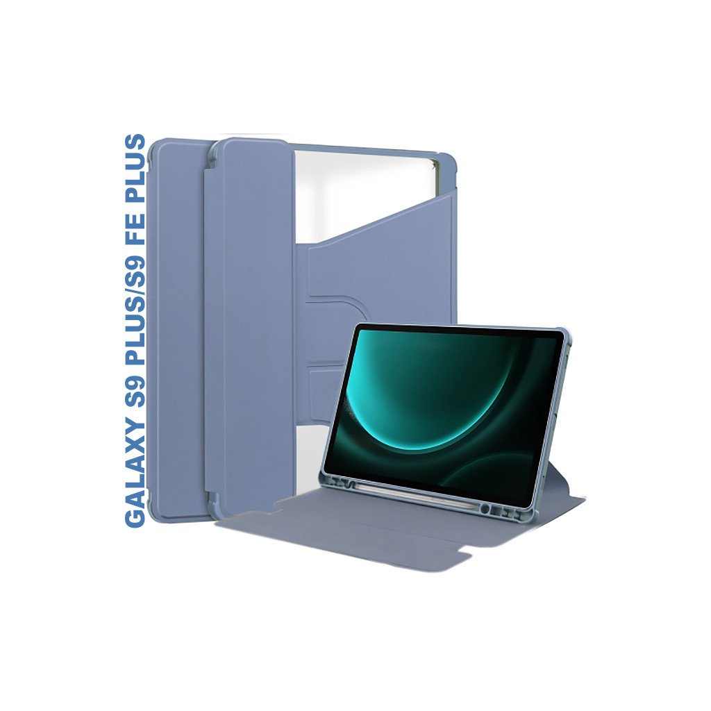 Чохол до планшета BeCover 360° Rotatable Samsung Tab S9 Plus (SM-X810/SM-X816)/S9 FE Plus (SM-X610/SM-X616) 12.4" Purple (710403) - изображение 1