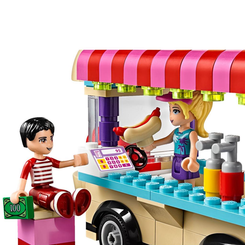 Конструктор LEGO Friends Парк розваг Фургон із хот-догами (41129) - зображення 5