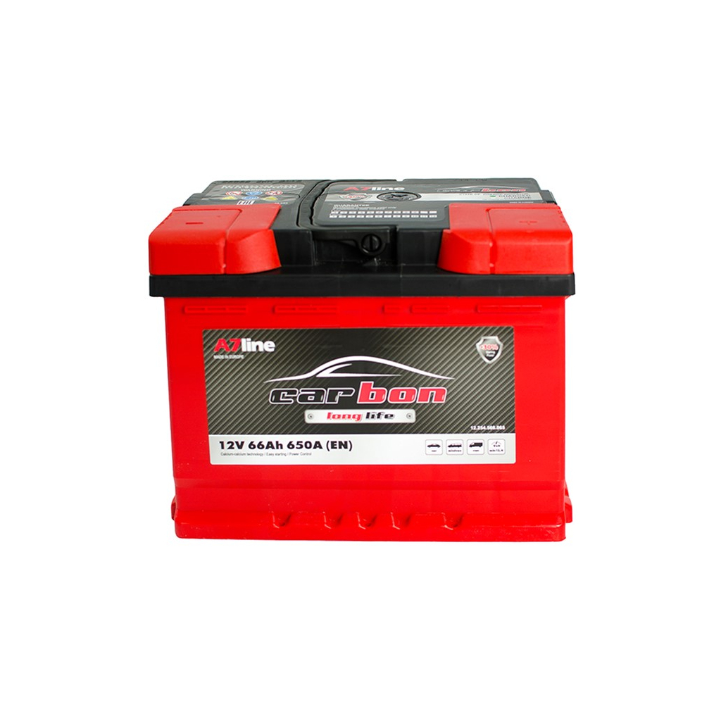 Акумулятор автомобільний CARBON 66 Ah/12V (CRB66-00) - зображення 1