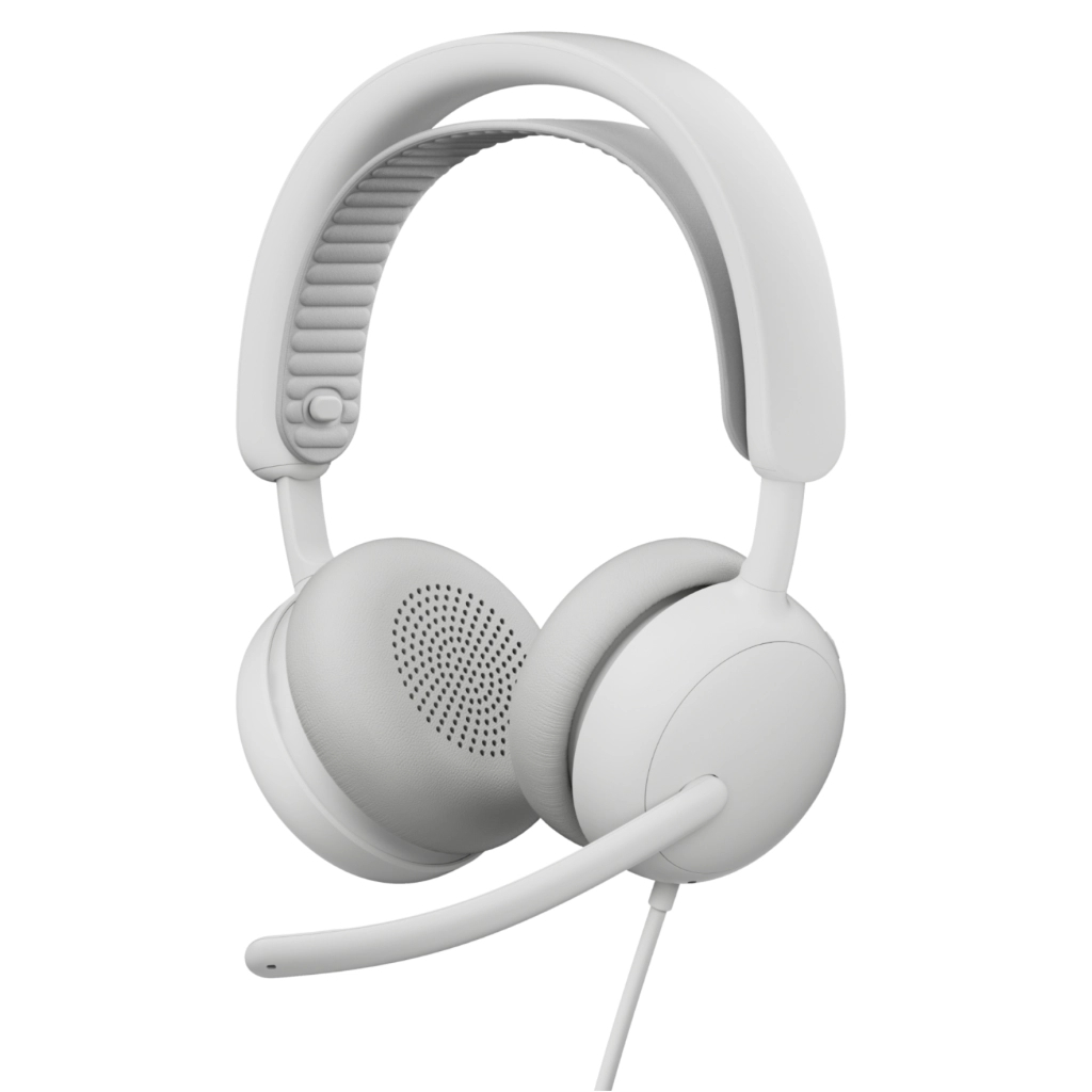 Навушники Logitech Zone Wired 2 USB White (981-001621) - зображення 1