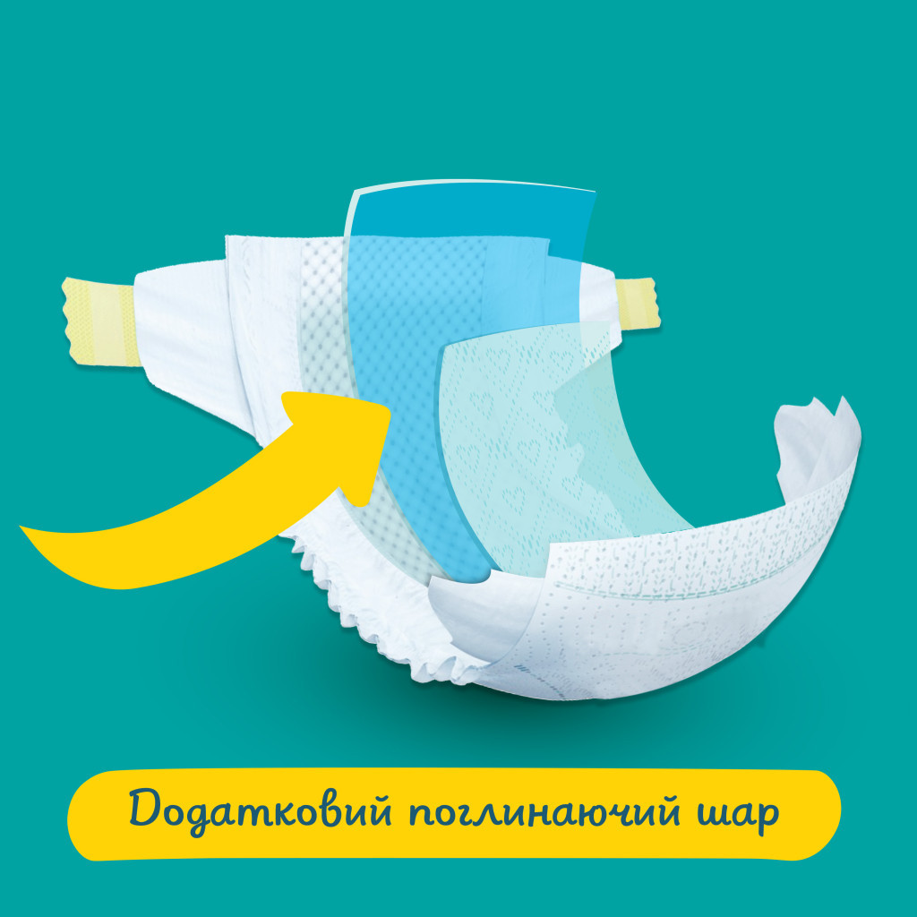 Підгузки Pampers Active Baby Midi Розмір 3 (6-10 кг), 58 шт (8001090949707) - зображення 5