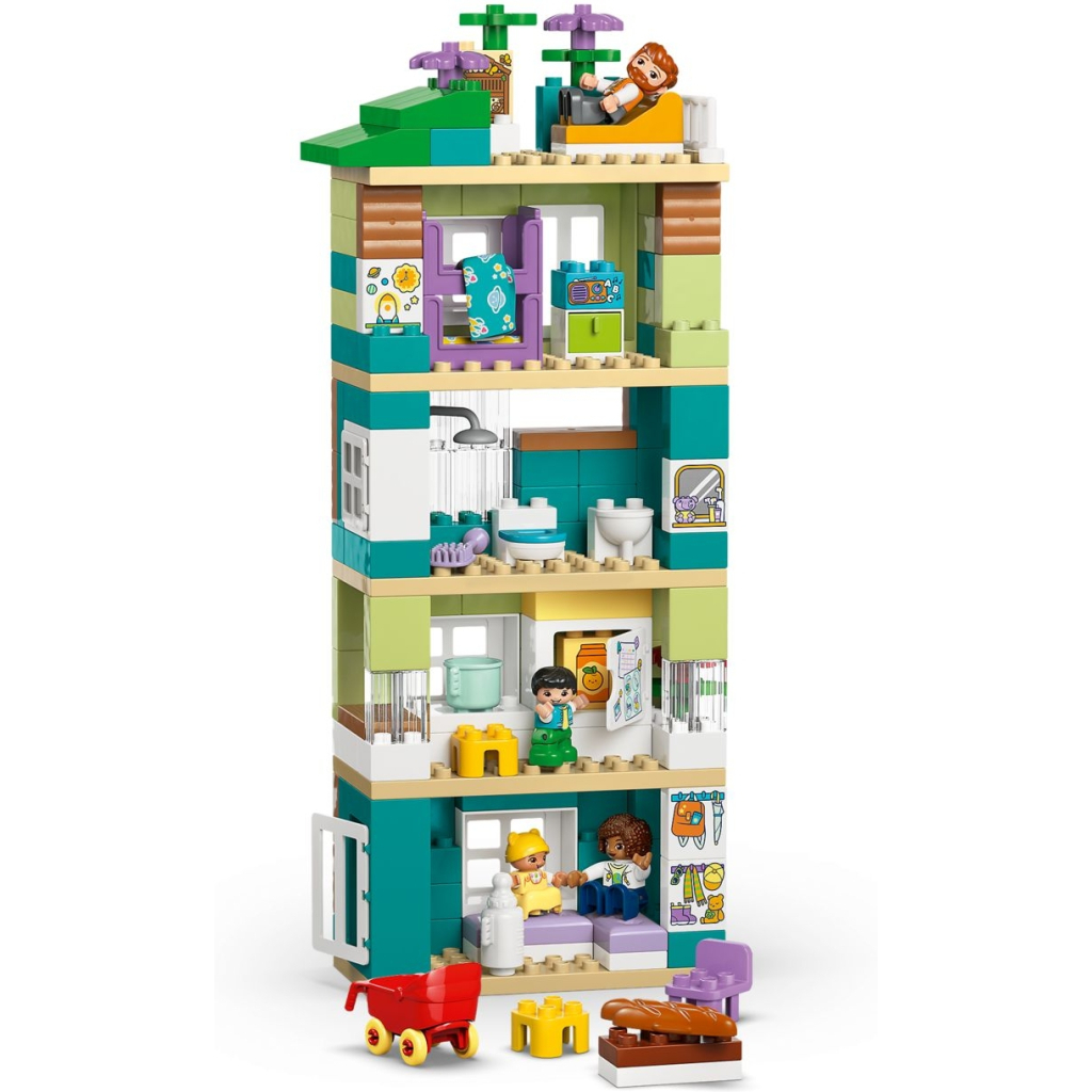 Конструктор LEGO DUPLO Town Сучасний родинний будинок із фігурками 3 в 1 (10470) - зображення 5