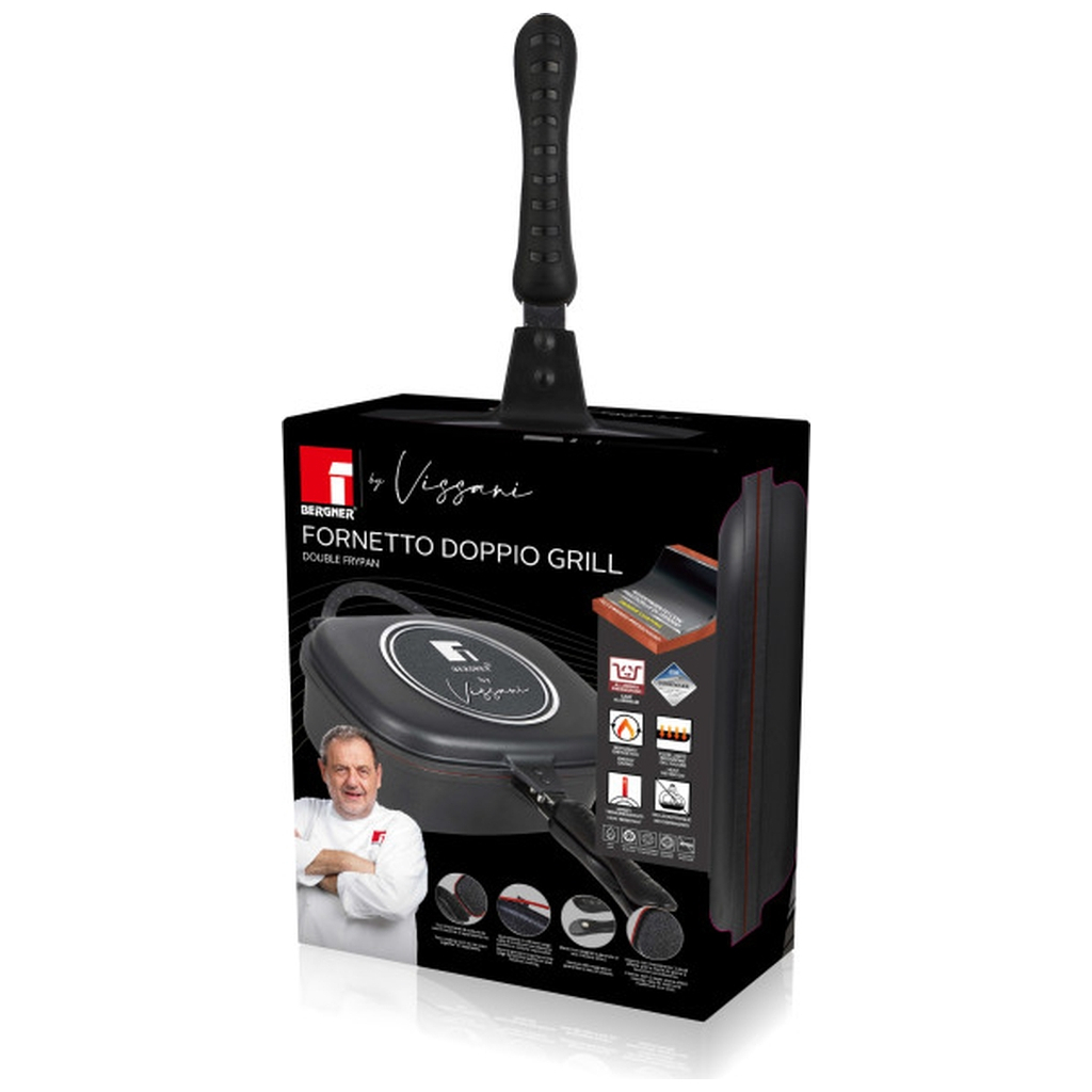 Сковорода Bergner By vissani, подвійна 30 см (BG-32027-MBG) - зображення 2