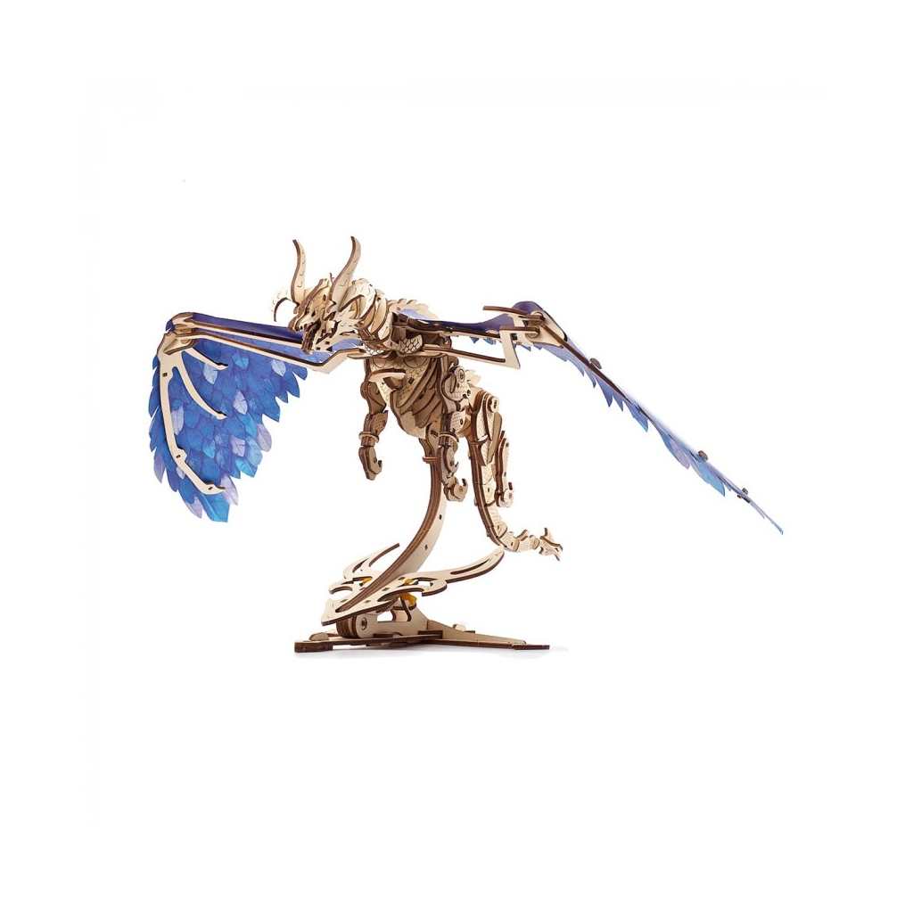 Збірна модель Ugears Дракон Ураган (6337099) - зображення 1
