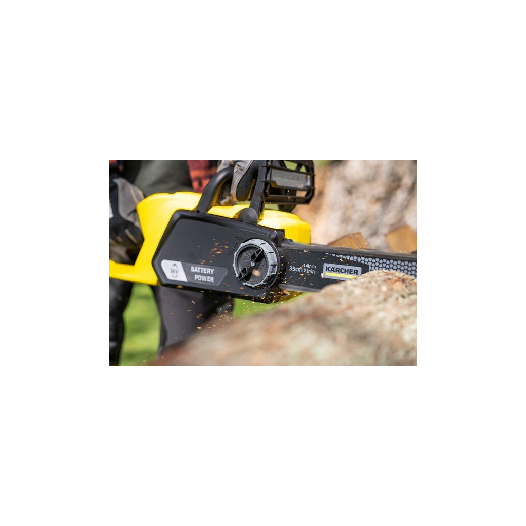 Ланцюгова пила Karcher CNS 36-35 Battery,36V 5Ah, Charger (9.612-129.0) - зображення 4