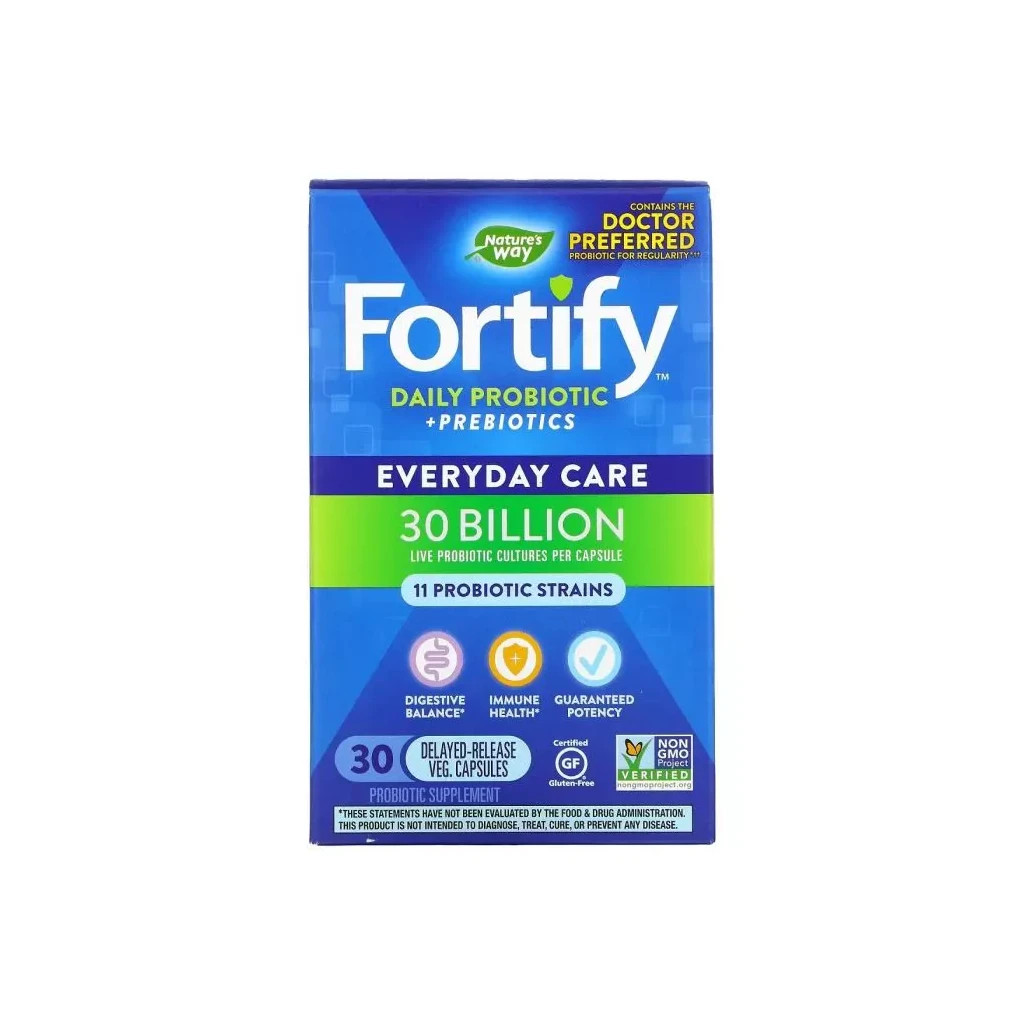 Пробіотики Nature's Way Пробіотики та пребіотик щоденного застосування з відсро (NWY-10294) - зображення 2