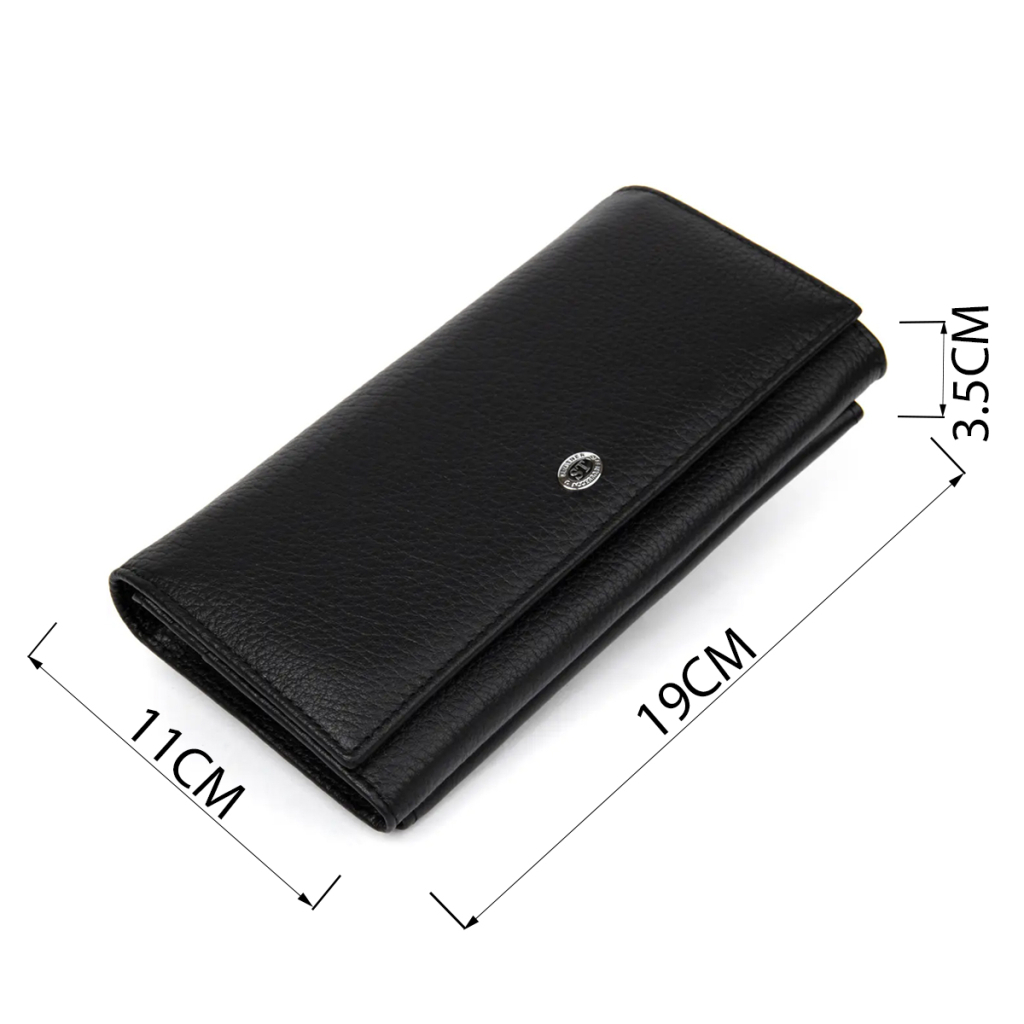 Гаманець ST Leather Чорний (19375) - зображення 3