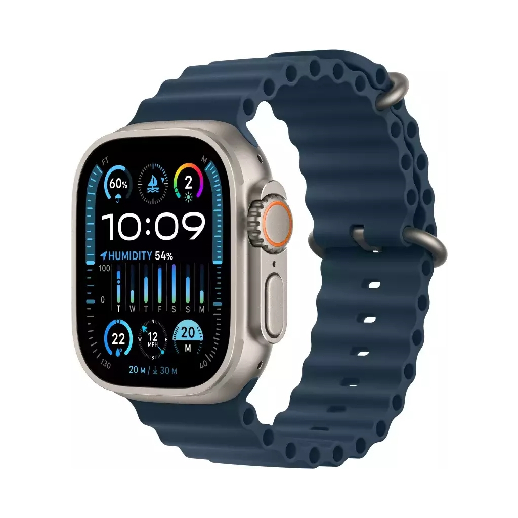 Ремінець до смарт-годинника Apple 49mm Blue Ocean Band (MT633ZM/A) - зображення 1