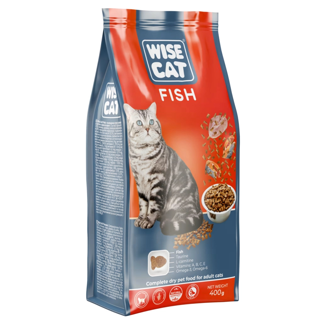 Сухий корм для кішок Wise Cat Fish 10 кг (4820111141296) - зображення 2