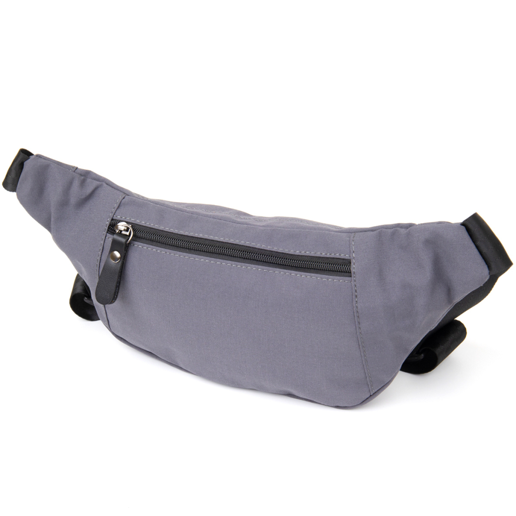 Сумка Vintage Бананка нейлон Сіра (20638) - зображення 2