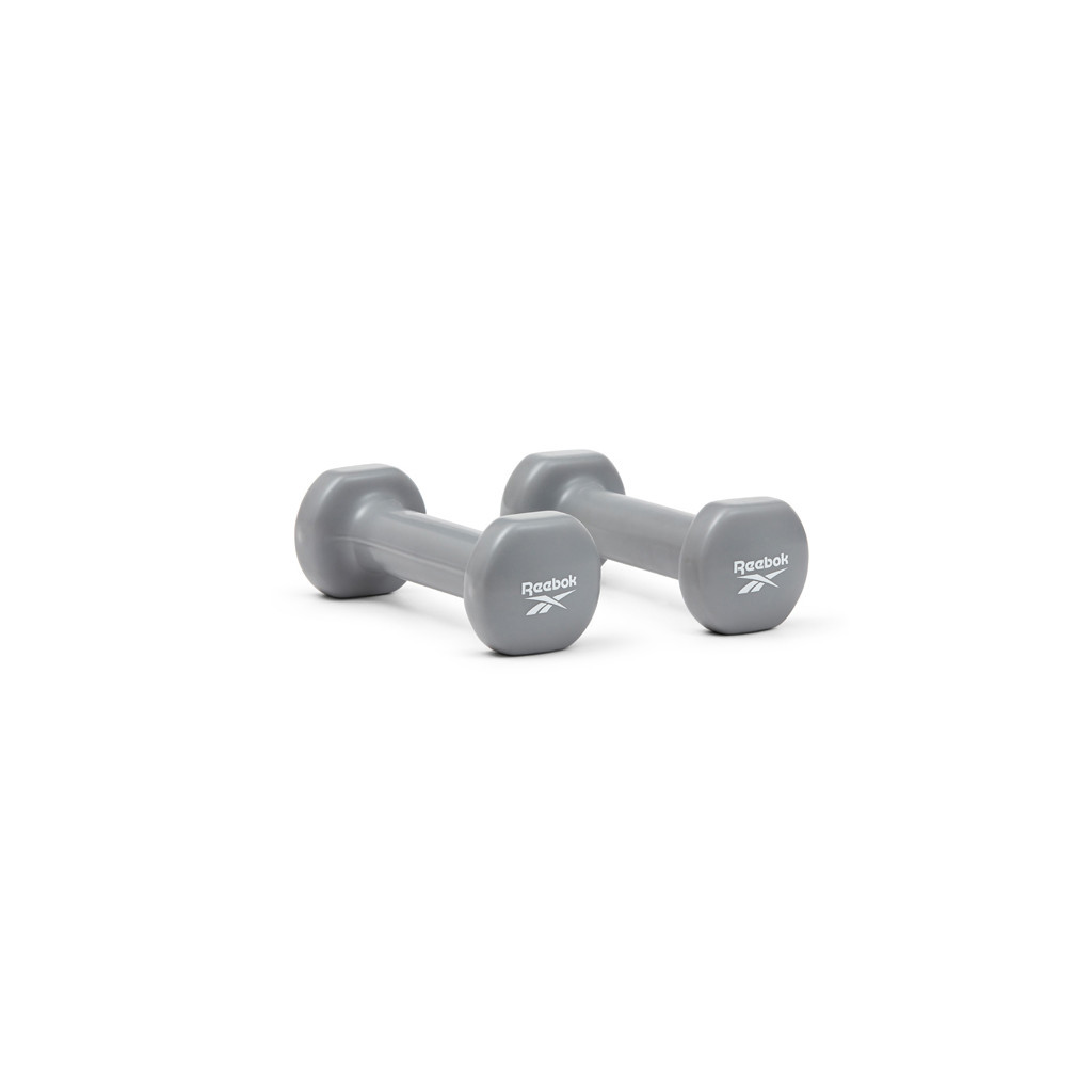 Гантель Reebok Dumbbells RAWT-16151 сірий Уні 1 кг (885652018210) - зображення 6