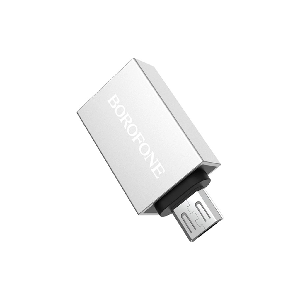 Перехідник BV2 USB to Micro-USB M OTG USB 3.0 BOROFONE (6957531090311) - зображення 1