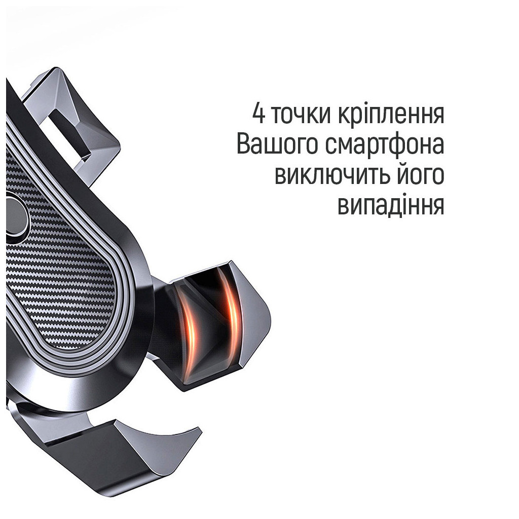 Універсальний автотримач ColorWay for bicycle Black (CW-BH10-BK) - изображение 5