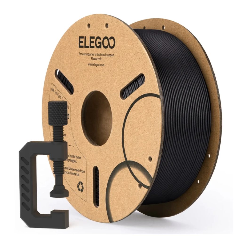 Пластик для 3D-принтера ELEGOO PLA-CF 1кг, 1.75мм, black (50.203.0464) - зображення 2