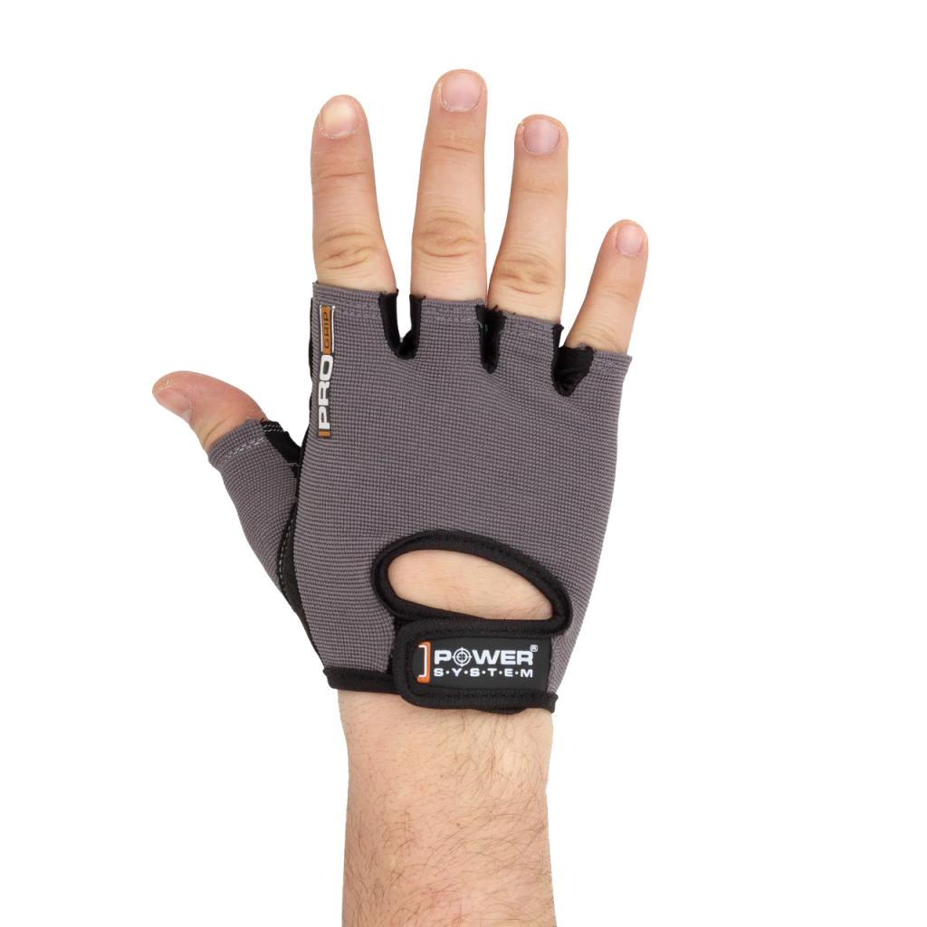 Рукавички для фітнесу Power System Pro Grip PS-2250 Grey XL (PS-2250_XL_Grey) - зображення 3