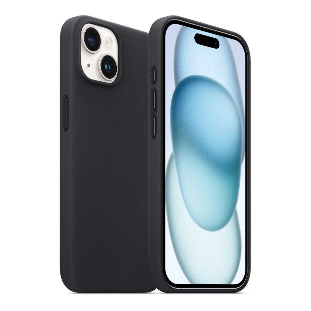 Чохол до мобільного телефона Armorstandart FAKE Leather Case Apple iPhone 15 Plus Black (ARM76293) - зображення 3