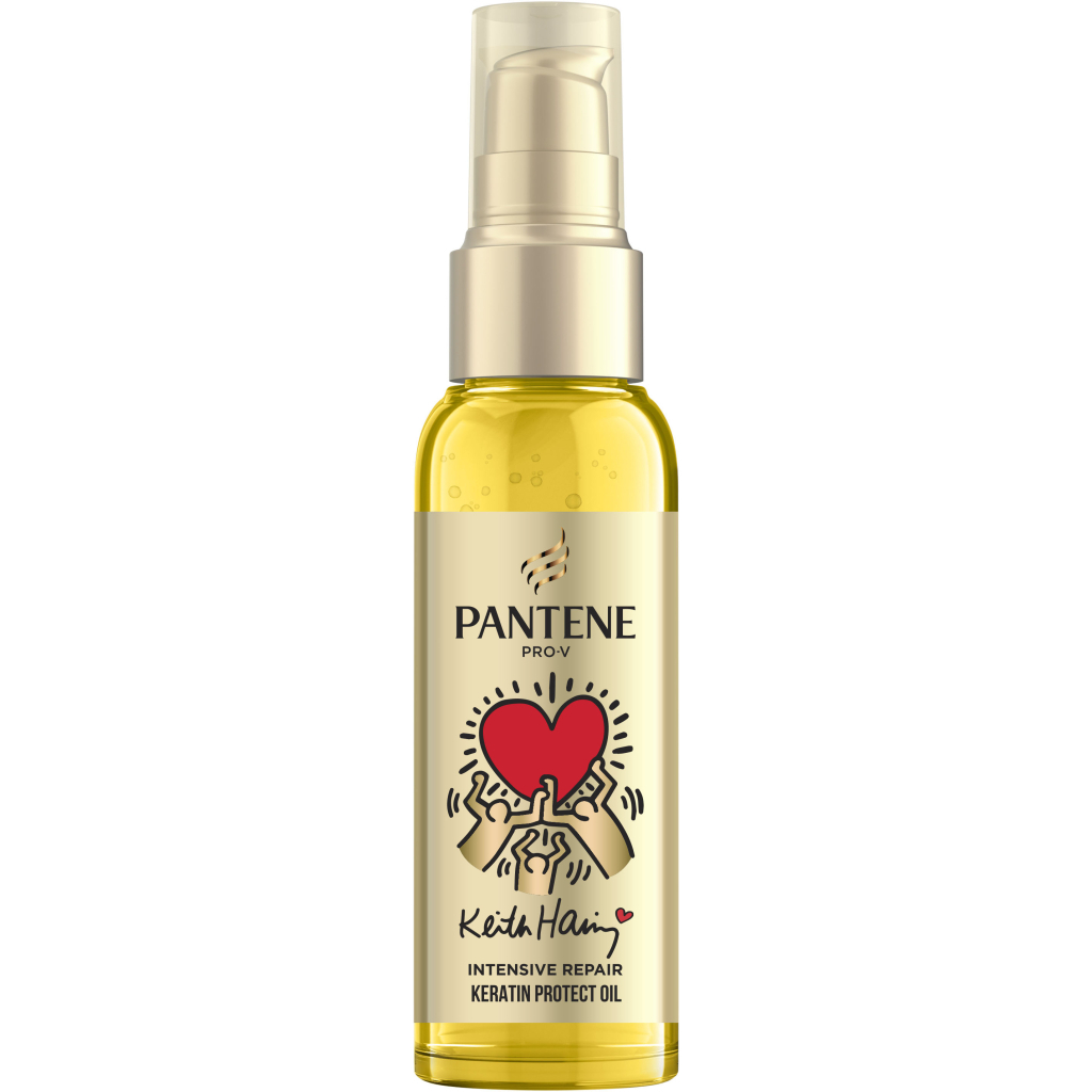 Олія для волосся Pantene Pro-V Keith Haring Artist Edition Інтенсивне відновлення з кератином 100 мл (8700216779210) - зображення 1
