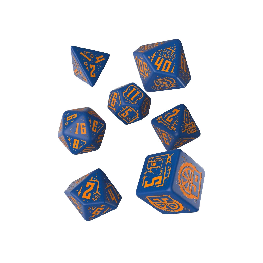 Набір кубиків для настільних ігор Q-Workshop Final Race Dice Set Road Fever (STFR90) - изображение 1