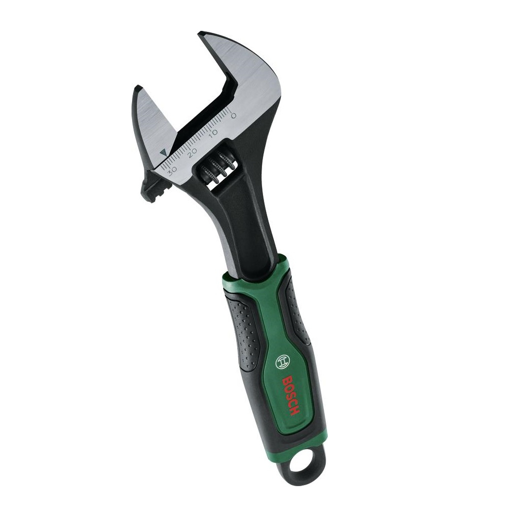 Ключ Bosch розвідний, робочий діапазон 0-32мм, 208мм, CrV (1.600.A03.2VF) - изображение 1