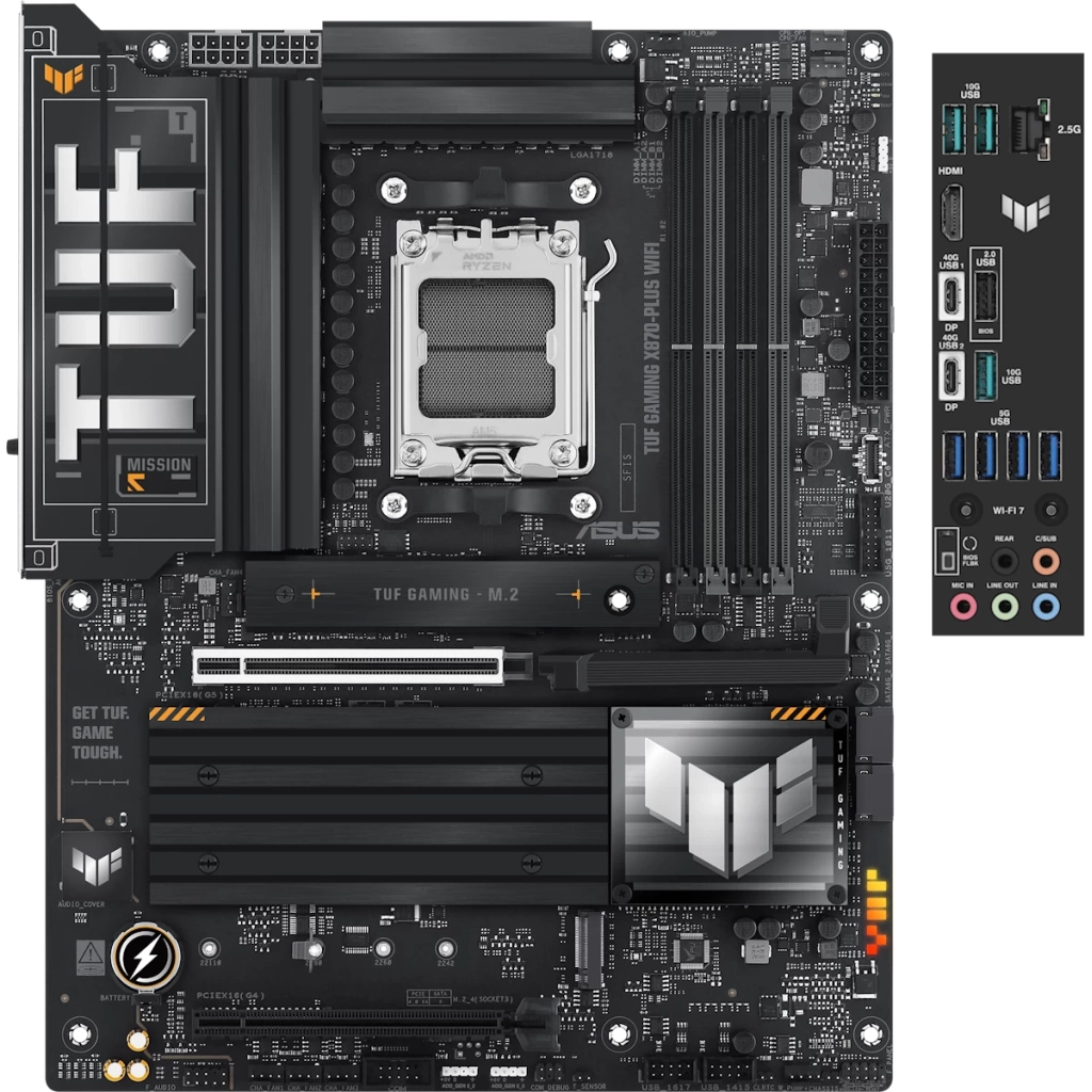 Материнська плата ASUS TUF GAMING X870-PLUS WIFI - зображення 1