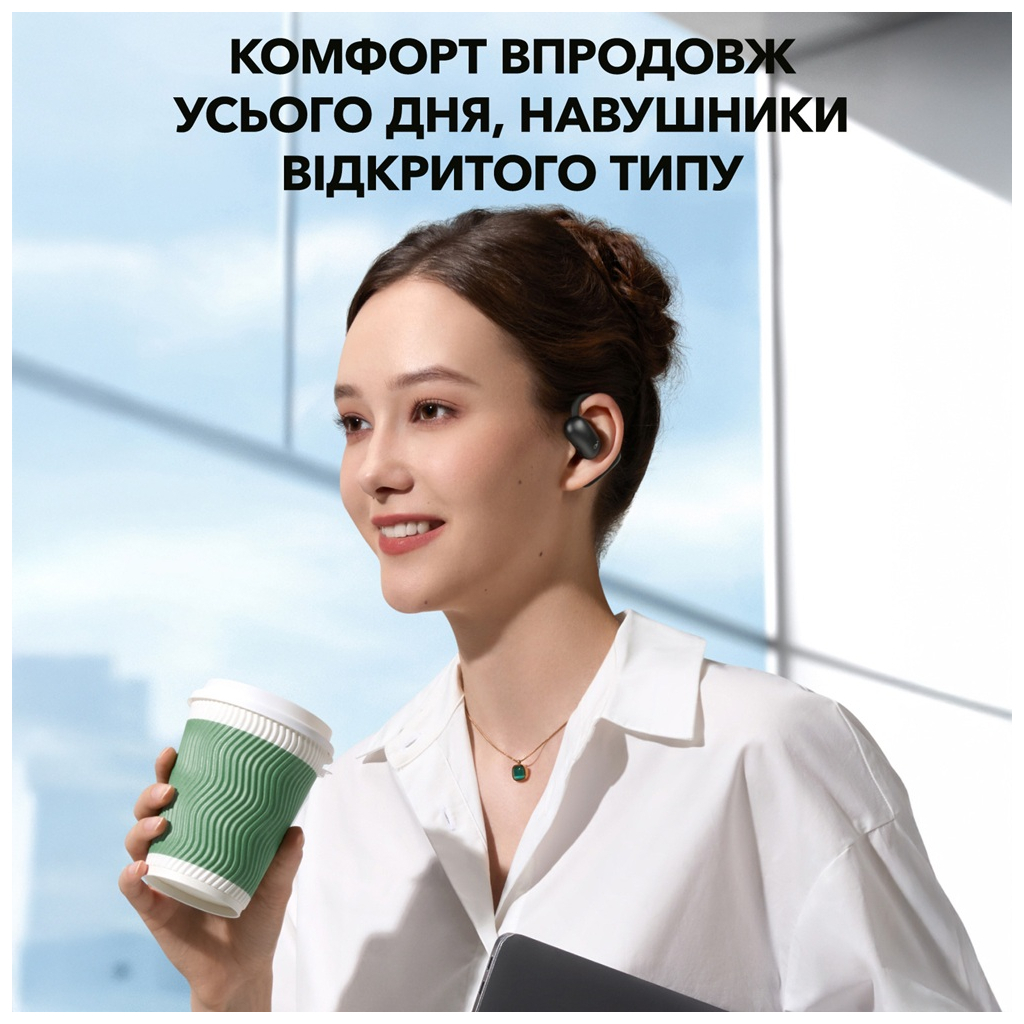 Навушники Anker SoundСore AeroFit 2 Black (A3874G11) - зображення 8
