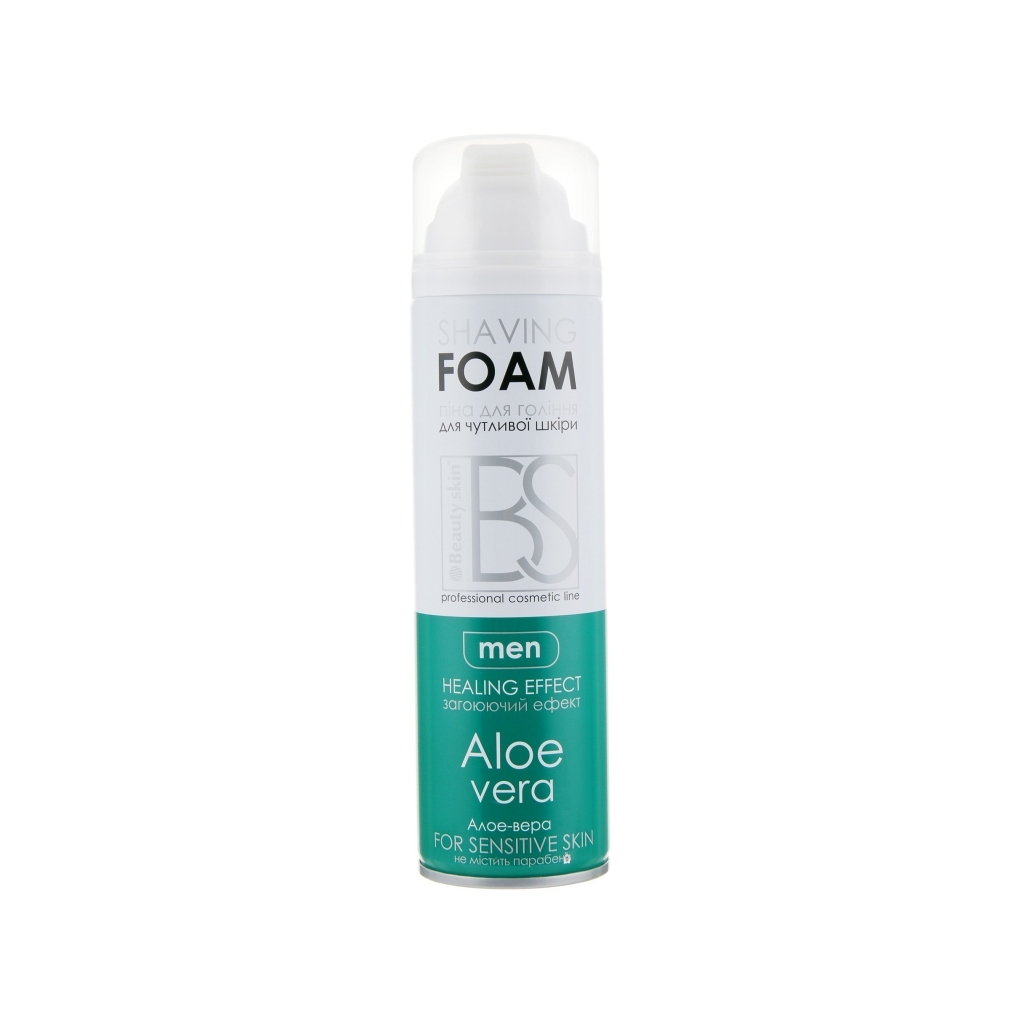 Піна для гоління Beauty Skin для чутливої шкіри з екстрактом алое вера 200 мл (4820172070955) - зображення 1