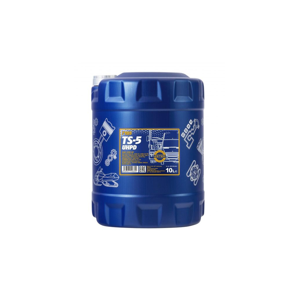 Моторна олива Mannol TS-5 UHPD 10л10W-40 (MN7105-10) - зображення 2