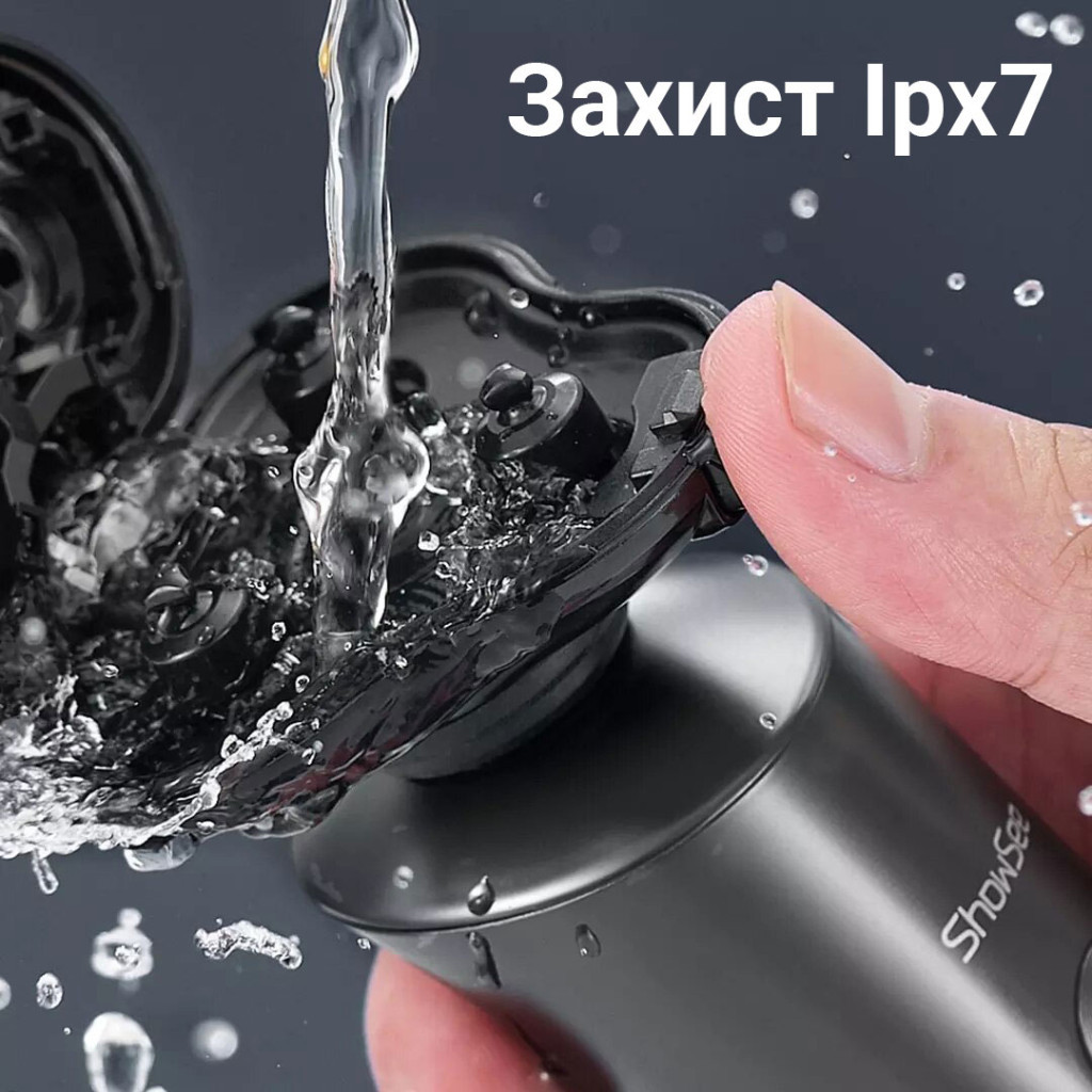 Електробритва Xiaomi ShowSee Electric Shaver Black (F305-GY) - зображення 4