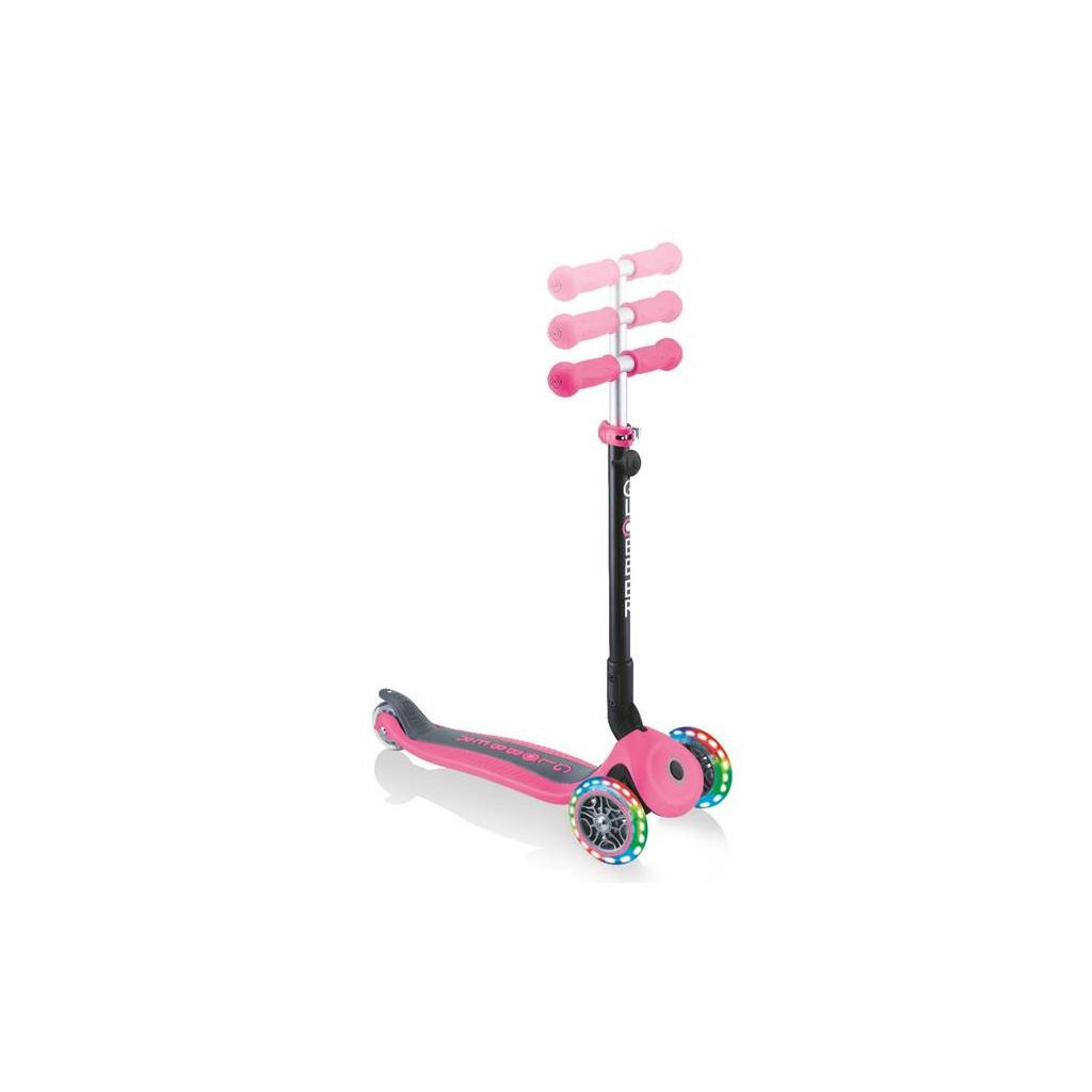 Самокат Globber Go up foldable plus рожевий з підсвічуванням (643-110) - зображення 8
