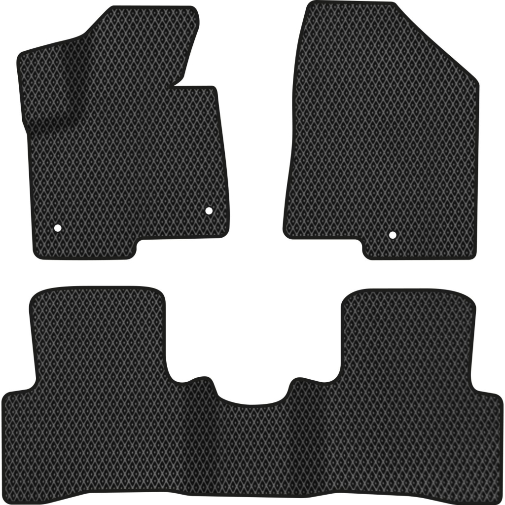 Килимок в салон EVAtech Hyundai Santa FE (DM) 3 clips 2012-2017 3 поко (HY11913ZE3KH3RBB) - зображення 1