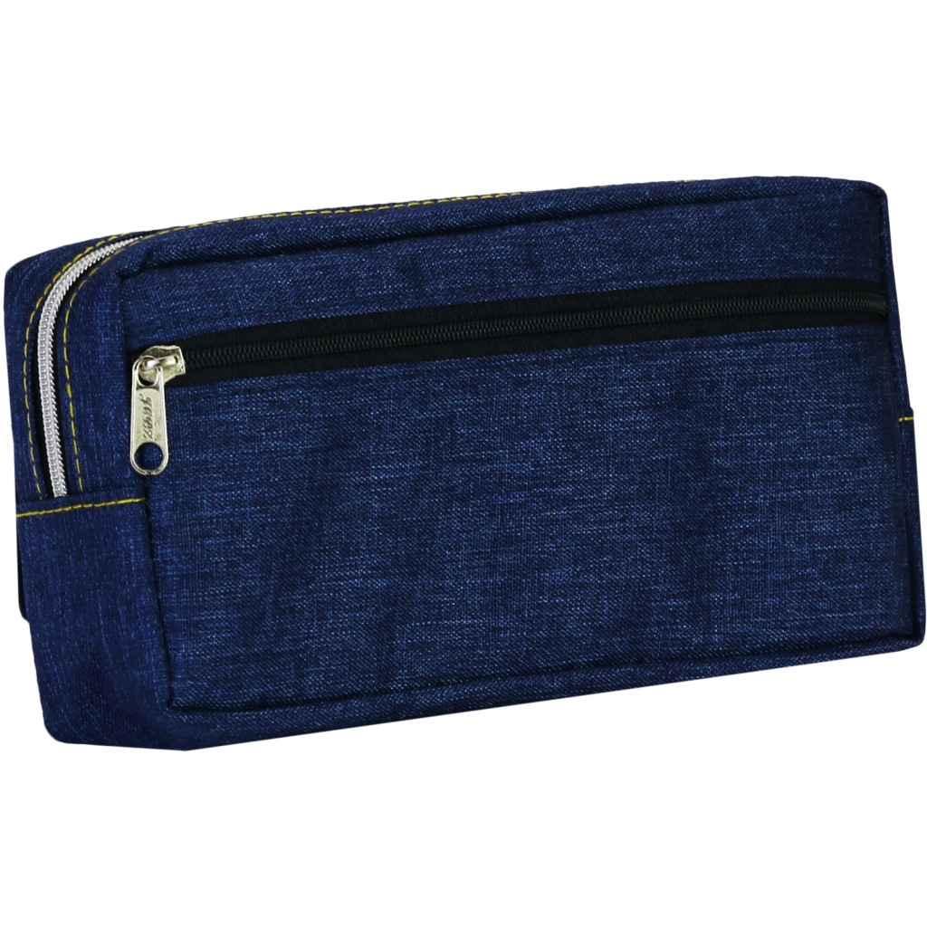 Пенал Cool For School 2 відділення Блакитний (J-2628-blue) - зображення 2