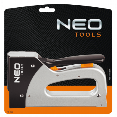 Степлер будівельний Neo Tools 6-14 мм, скоба J (16-022) - зображення 2