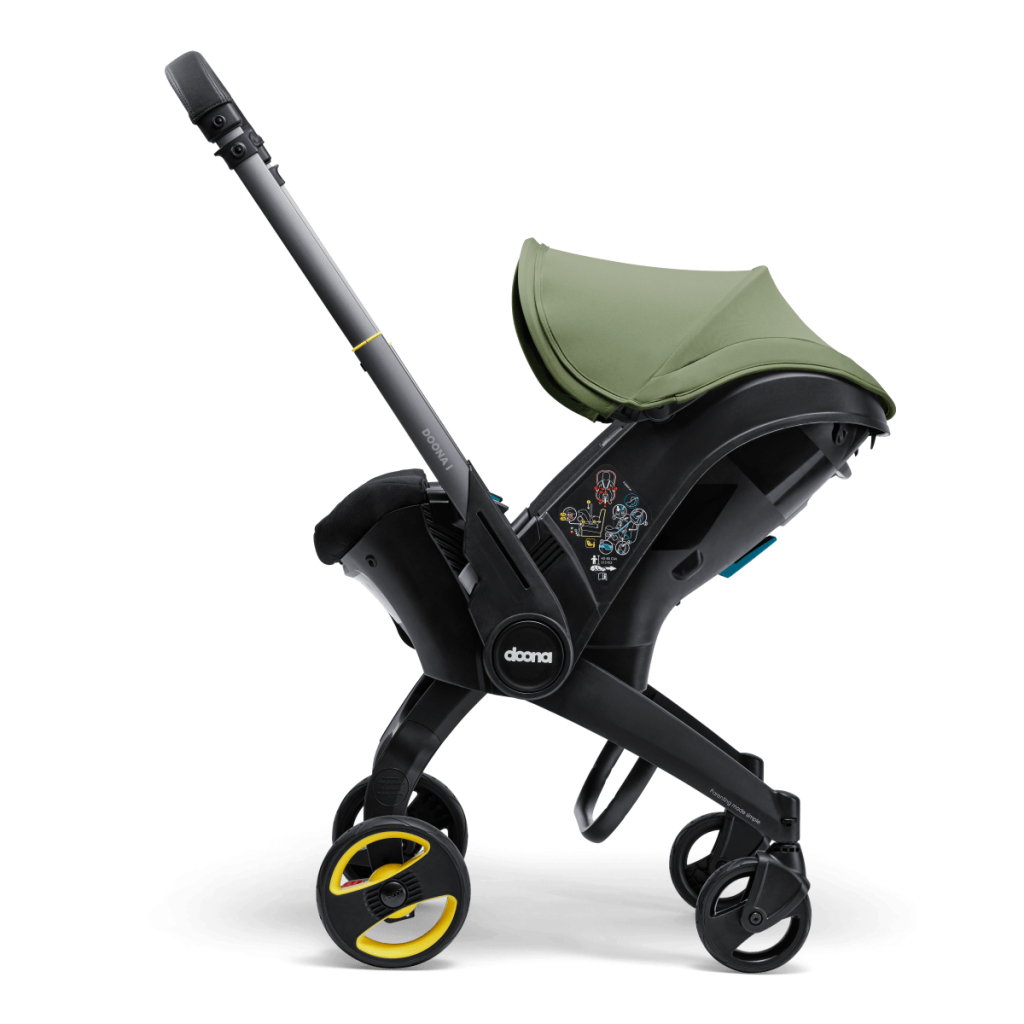 Автокрісло Doona I Infant Car Seat гр. 0+ 0-13 кг Desert Green (SP350-20-042-015) - зображення 5