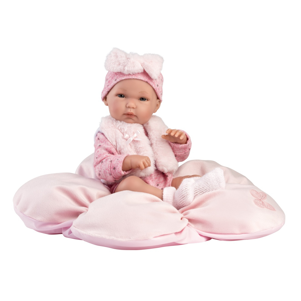 Пупс Llorens Bimba Con Cojin Rosa, 35 см (63592) - зображення 3