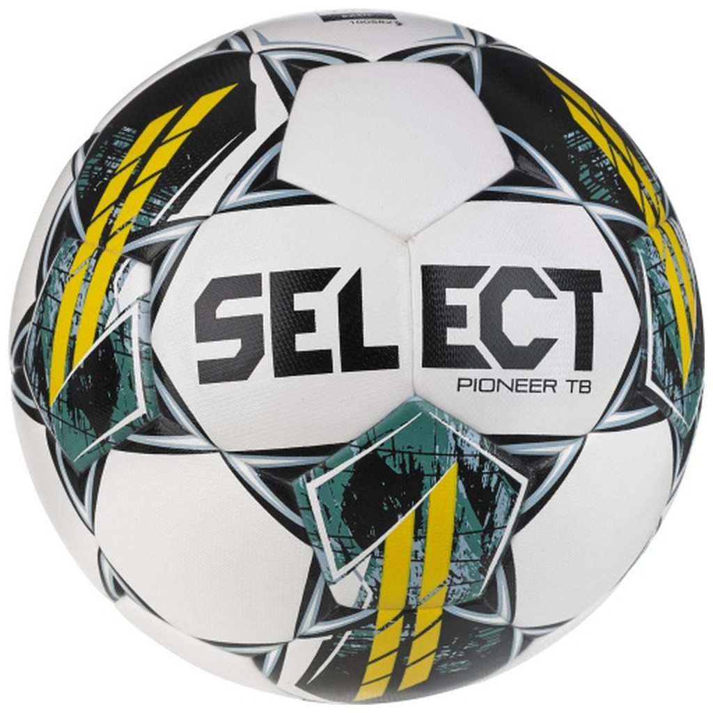М'яч футбольний Select Pioneer TB FIFA v23 біло-жовтий Уні 4 (5703543317202) - зображення 1