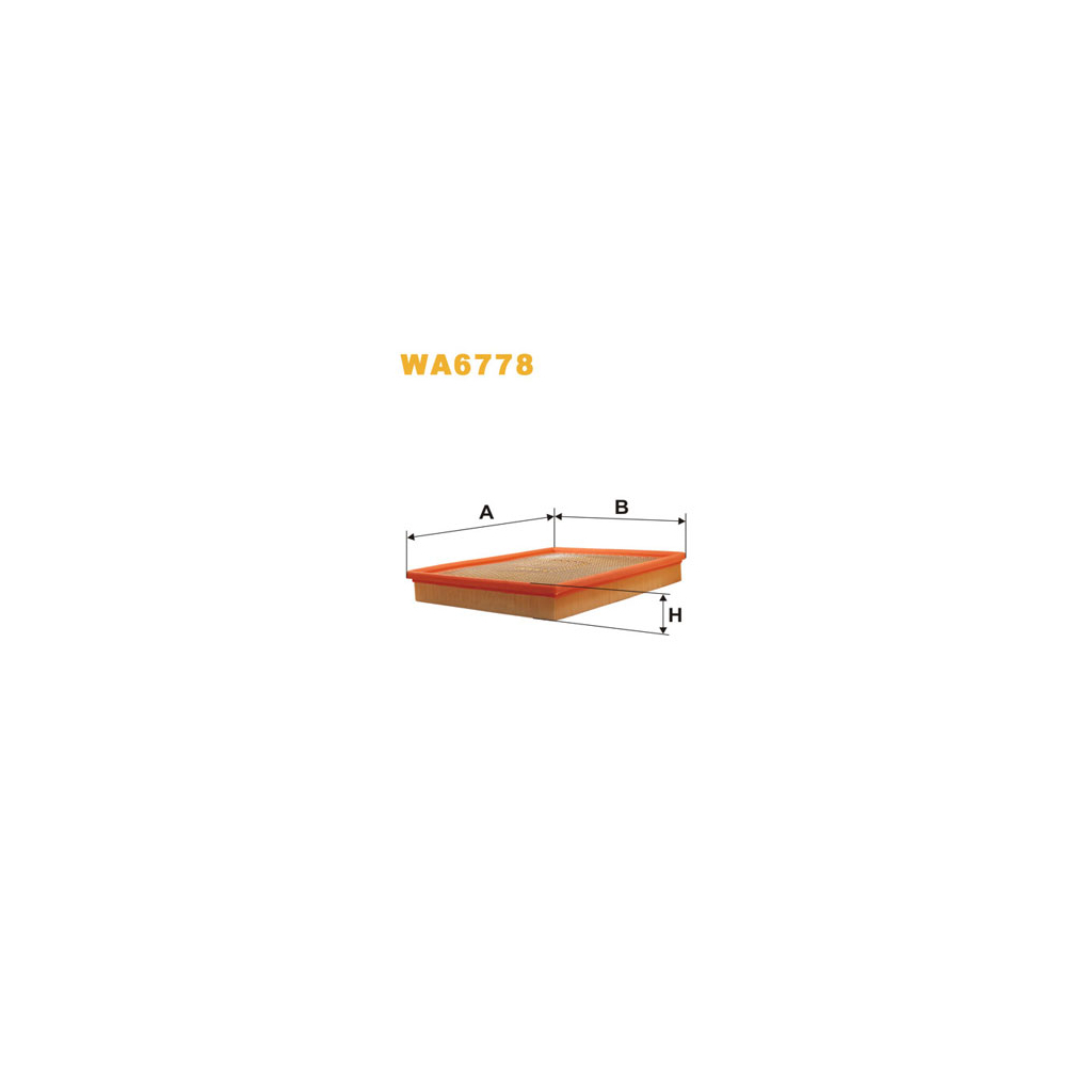 Повітряний фільтр для автомобіля Wixfiltron WA6778 - зображення 1