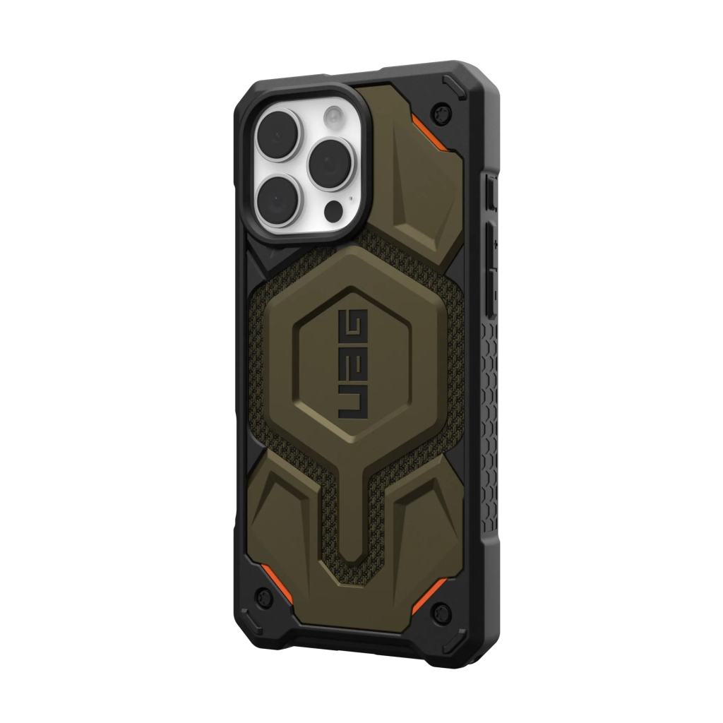 Чохол до мобільного телефона UAG iPhone 16 Pro Max Monarch Pro Magsafe Kevlar Element Green (11445711397B) - зображення 3