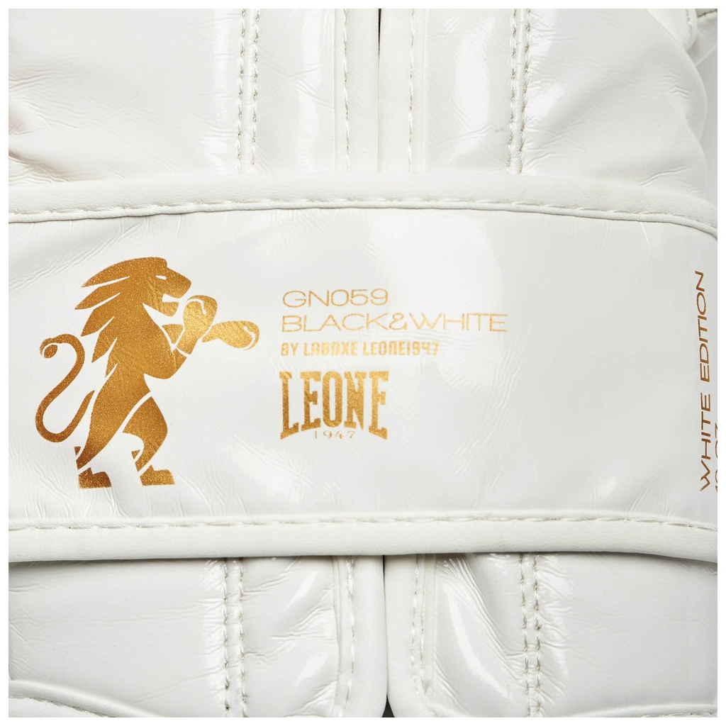 Боксерські рукавички Leone GN059W White/Gold 16 унцій (GN059W_White_16oz) - зображення 7