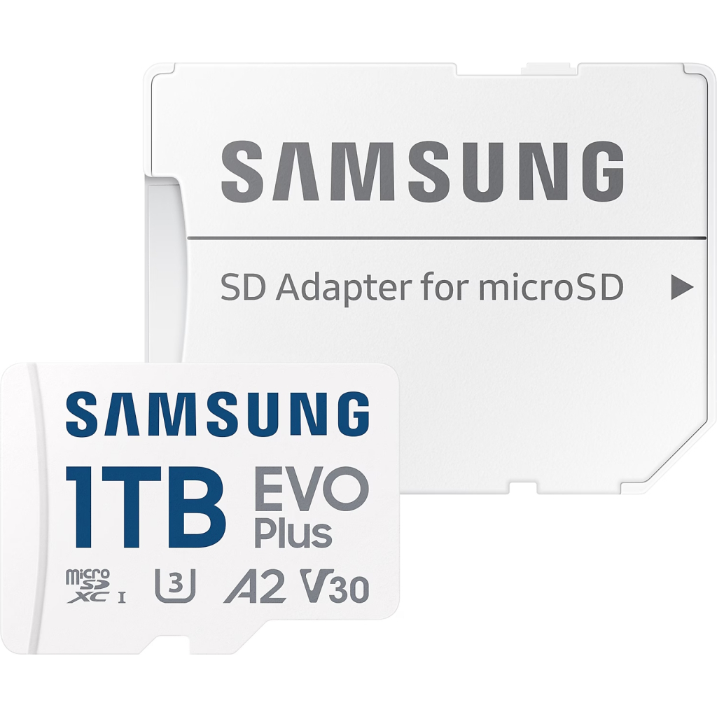 Карта пам'яті Samsung 1TB microSDXC Class UHS-I U3 V30 A2 EVO Plus + SD Adapter (MB-MC1T0SA/EU) - зображення 3