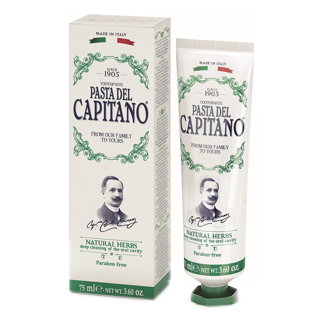 Зубна паста Pasta del Capitano Натуральні трави 75 мл (8002140137402) - зображення 1