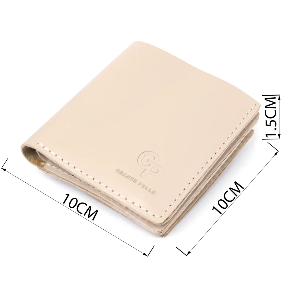 Портмоне Grande Pelle З монетницею Бежеве (11369) - зображення 4