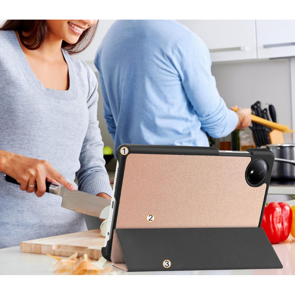 Чохол до планшета BeCover Smart Case Xiaomi Redmi Pad SE 8.7" Rose Gold (711909) - зображення 6