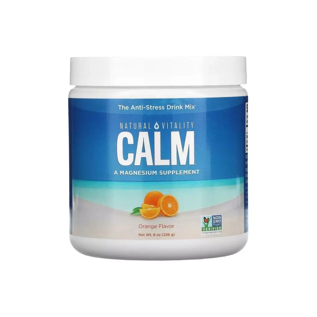 Мінерали Natural Vitality Антистресовий напій, апельсиновий смак, CALM, Orange, 226 гр (PTG-04351) - зображення 1