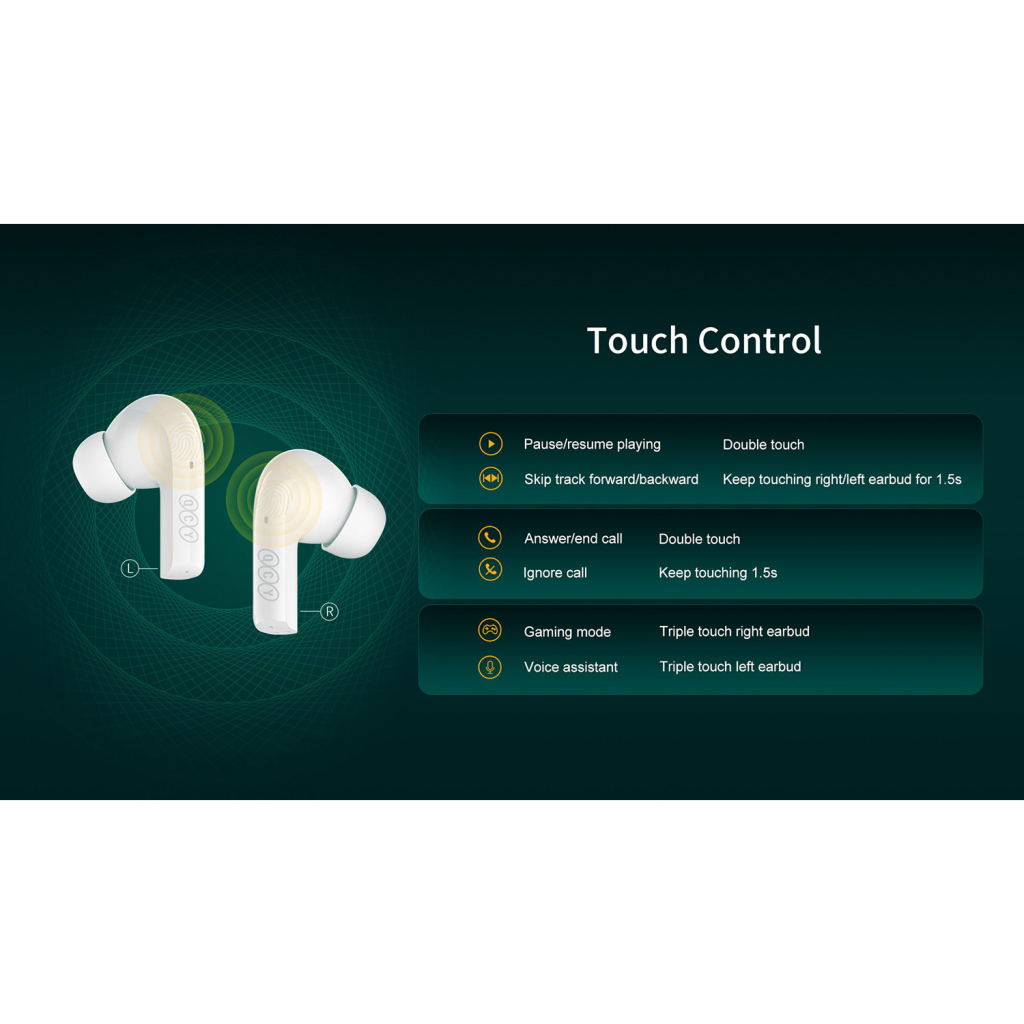 Навушники QCY T18 White (1052463) - зображення 9