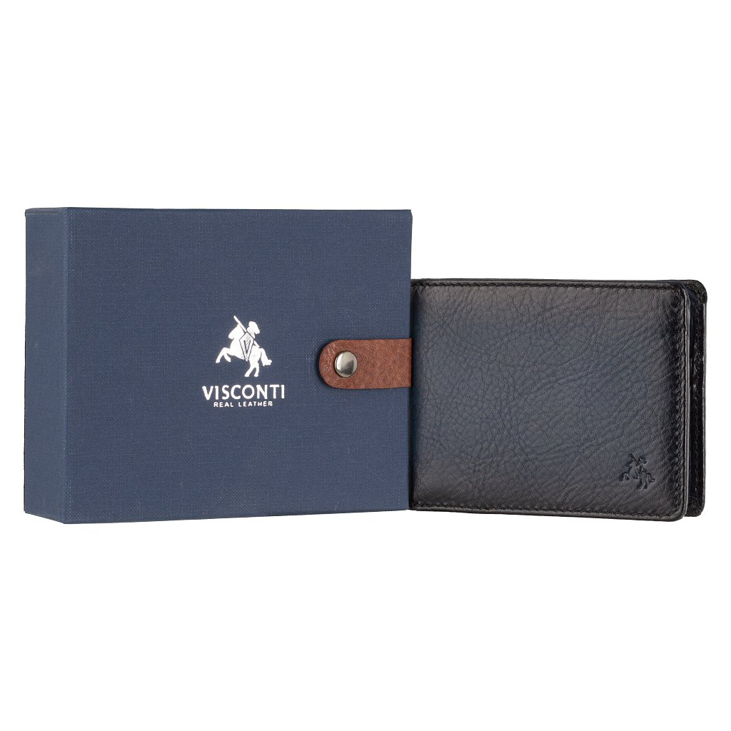 Гаманець Visconti AT63 Roland з RFID Burnish Blue (AT63 BLUE) - зображення 5