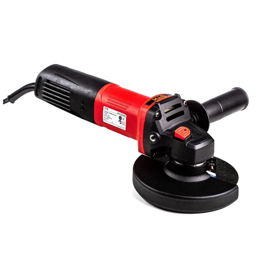 Шліфувальна машина GTM AG125/850T, 125мм, 850 Вт, 11000 об/хв - зображення 2